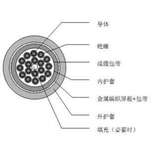 F-110CY/RTWP 低温柔性屏蔽电缆